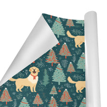 Load image into Gallery viewer, Golden Retriever Christmas Tree Celebration Gift Wrapping Paper - 2 Rolls-Christmas Ornament-Christmas,Golden Retriever,Wrapping Paper-3