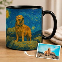 Load image into Gallery viewer, Personalized Starry Night Artwork Golden Retriever Coffee Mug-Mug-Golden Retriever,Dog Dad Gifts,Dog Memorial Gifts,Dog Mom Gifts,Mugs,Personalize Artwork-10
