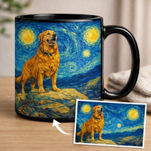 Load image into Gallery viewer, Personalized Starry Night Artwork Golden Retriever Coffee Mug-Mug-Golden Retriever,Dog Dad Gifts,Dog Memorial Gifts,Dog Mom Gifts,Mugs,Personalize Artwork-10