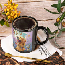 Load image into Gallery viewer, Golden Retriever in Whimsical Clouds Coffee Mug-5