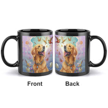 Load image into Gallery viewer, Golden Retriever in Whimsical Clouds Coffee Mug-2