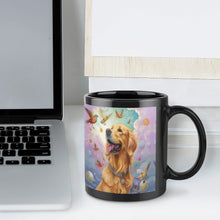 Load image into Gallery viewer, Golden Retriever in Whimsical Clouds Coffee Mug-7