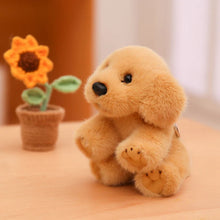 Load image into Gallery viewer, Golden Retriever Keychain - Sitting Golden Retriever Plush Toy Design-Key Chain-Accessories,Dog Memorial Gifts,Golden Retriever,Keychain,Stuffed Animal-6