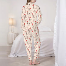 Load image into Gallery viewer, Golden Retriever Pajamas for Women - XL Available - Golden Retriever Valentine Love-Pajamas-Apparel,Dog Mom Gifts,Golden Retriever,Pajamas-6