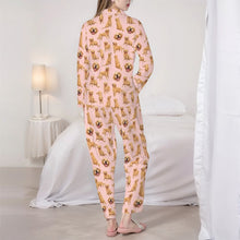 Load image into Gallery viewer, Golden Retriever Pajamas for Women - XL Available - Happy Golden Retriever Pack-Pajamas-Apparel,Dog Mom Gifts,Golden Retriever,Pajamas-4