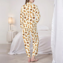 Load image into Gallery viewer, Golden Retriever Pajamas for Women - XL Available - Happy Golden Retriever Pack-Pajamas-Apparel,Dog Mom Gifts,Golden Retriever,Pajamas-6