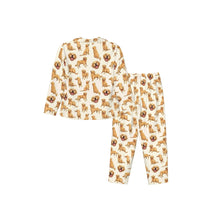 Load image into Gallery viewer, Golden Retriever Pajamas for Women - XL Available - Happy Golden Retriever Pack-Pajamas-Apparel,Dog Mom Gifts,Golden Retriever,Pajamas-8