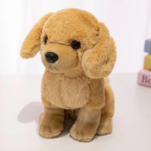 Load image into Gallery viewer, Golden Retriever Plush - Floppy Ear Cutie - Sitting and Belly Flop Designs-22cm Golden-7