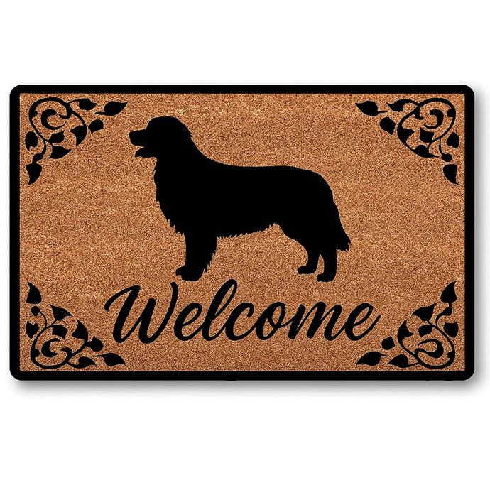 Warm Golden Retriever Welcome Door Mat-Home Decor-Doormat,Golden Retriever,Home Decor-1