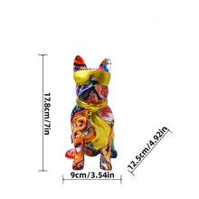 Load image into Gallery viewer, Golden Shades and Scarf Color Blend French Bulldog Resin Statues-1-9