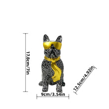 Load image into Gallery viewer, Golden Shades and Scarf Color Blend French Bulldog Resin Statues-3-7