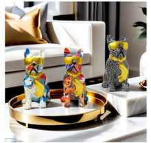 Load image into Gallery viewer, Golden Shades and Scarf Color Blend French Bulldog Resin Statues-6