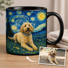 Load image into Gallery viewer, Personalized Starry Night Artwork Goldendoodle Coffee Mug-Mug-Goldendoodle,Dog Dad Gifts,Dog Memorial Gifts,Dog Mom Gifts,Mugs,Personalize Artwork-10