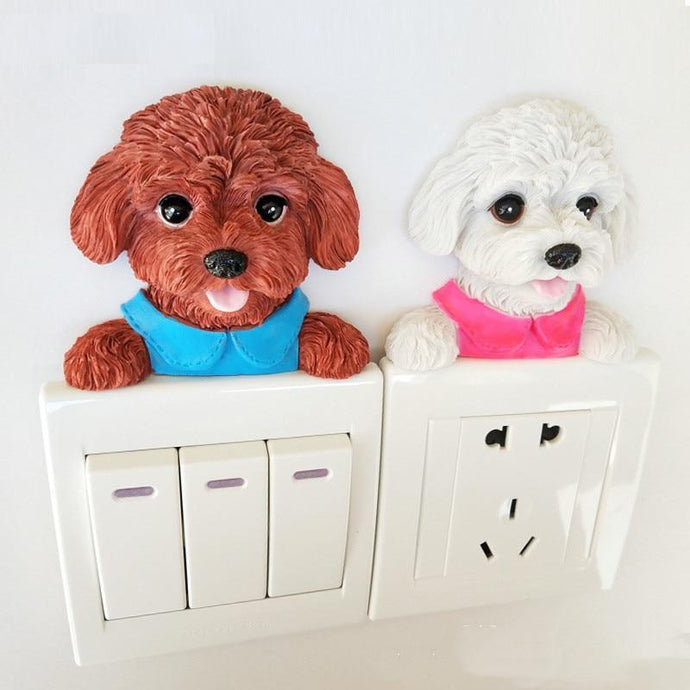 Goldendoodle / Labradoodle / Toy Poodle / Cockapoo Love 3D Wall Stickers-Home Decor-Cockapoo, Dogs, Doodle, Goldendoodle, Home Decor, Labradoodle, Toy Poodle, Wall Sticker-1