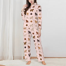 Load image into Gallery viewer, Goldendoodle Pajamas for Women - XL Available - Goldendoodles of Every Color-Pajamas-Apparel,Dog Mom Gifts,Goldendoodle,Pajamas-Pink-XS-2