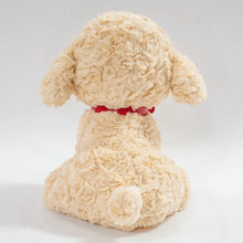 Load image into Gallery viewer, Goldendoodle Plush Toy - White / Cream, Apricot / Red Colors - Red Collar with Double Bell Design-Stuffed Animals-Dog Memorial Gifts,Doodle,Goldendoodle,Stuffed Animal-16