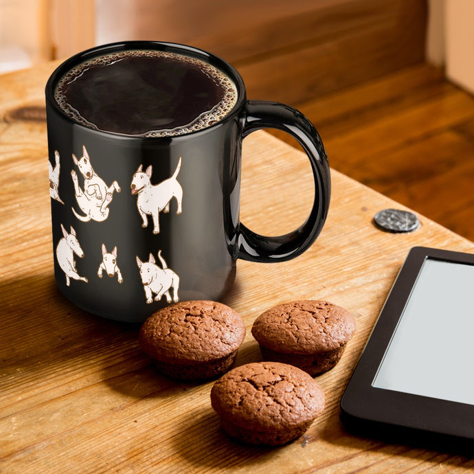 Goofy Bull Terrier Love Coffee Mug-Mug-Bull Terrier,Dog Dad Gifts,Dog Memorial Gifts,Dog Mom Gifts,Mugs-1