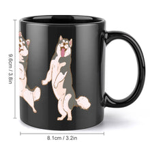 Load image into Gallery viewer, Goofy Husky Love Coffee Mug-Mug-Dog Dad Gifts,Dog Memorial Gifts,Dog Mom Gifts,Mugs,Siberian Husky-5