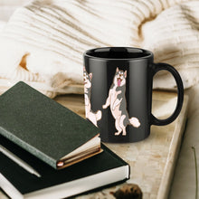 Load image into Gallery viewer, Goofy Husky Love Coffee Mug-Mug-Dog Dad Gifts,Dog Memorial Gifts,Dog Mom Gifts,Mugs,Siberian Husky-6