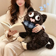 Load image into Gallery viewer, Goofy Siamese Cat Stuffed Animal - Big Eyed Fluffy Cat Plush Toy-10