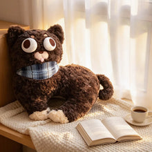 Load image into Gallery viewer, Goofy Siamese Cat Stuffed Animal - Big Eyed Fluffy Cat Plush Toy-11
