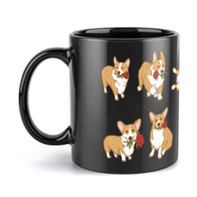 Load image into Gallery viewer, Goofy Valentine Corgi Love Coffee Mug-Mug-Corgi,Dog Dad Gifts,Dog Memorial Gifts,Dog Mom Gifts,Mugs-4