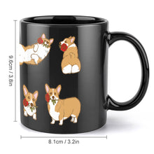 Load image into Gallery viewer, Goofy Valentine Corgi Love Coffee Mug-Mug-Corgi,Dog Dad Gifts,Dog Memorial Gifts,Dog Mom Gifts,Mugs-5