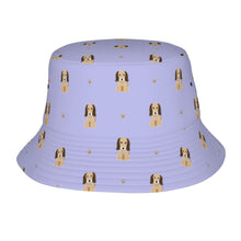 Load image into Gallery viewer, Graceful Afghan Hound Puppy Bucket Hat-Hats &amp; Caps-Accessories,Afghan Hound,Dog Dad Gifts,Dog Mom Gifts,Hats-Lavender Purple-One Size-1