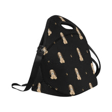 Load image into Gallery viewer, Graceful Afghan Hound Puppy Neoprene Lunch Bag-14