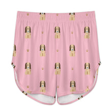 Load image into Gallery viewer, Graceful Afghan Hound Puppy Women's Cami and Shorts Pajama Set-12