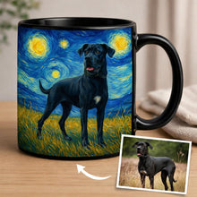 Load image into Gallery viewer, Personalized Starry Night Artwork Great Dane Coffee Mug-Mug-Great Dane,Dog Dad Gifts,Dog Memorial Gifts,Dog Mom Gifts,Mugs,Personalize Artwork-10