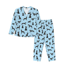 Load image into Gallery viewer, Great Dane Pajamas for Women - XL Available - Yes I Love Black Great Danes-Pajamas-Apparel,Dog Mom Gifts,Great Dane,Pajamas-11