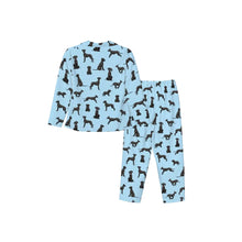 Load image into Gallery viewer, Great Dane Pajamas for Women - XL Available - Yes I Love Black Great Danes-Pajamas-Apparel,Dog Mom Gifts,Great Dane,Pajamas-12