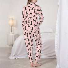 Load image into Gallery viewer, Great Dane Pajamas for Women - XL Available - Yes I Love Black Great Danes-Pajamas-Apparel,Dog Mom Gifts,Great Dane,Pajamas-4