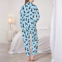 Load image into Gallery viewer, Great Dane Pajamas for Women - XL Available - Yes I Love Black Great Danes-Pajamas-Apparel,Dog Mom Gifts,Great Dane,Pajamas-5