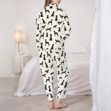 Load image into Gallery viewer, Great Dane Pajamas for Women - XL Available - Yes I Love Black Great Danes-Pajamas-Apparel,Dog Mom Gifts,Great Dane,Pajamas-6
