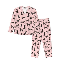 Load image into Gallery viewer, Great Dane Pajamas for Women - XL Available - Yes I Love Black Great Danes-Pajamas-Apparel,Dog Mom Gifts,Great Dane,Pajamas-9