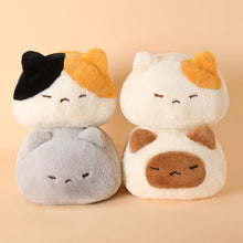 Load image into Gallery viewer, Grey Cat Pillow - Sleepy Plush Fat Cat Loaf-26