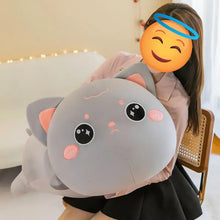 Load image into Gallery viewer, Grey Cat Plush Toys - Most Adorable Kawaii Design-Stuffed Animals-Cat Memorial Gifts,Grey Cat,Stuffed Animal-5