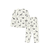 Load image into Gallery viewer, Greyhound Pajamas for Women - XL Available - I Love Blue Italian Greyhounds-Pajamas-Apparel,Dog Mom Gifts,Greyhound,Pajamas-8