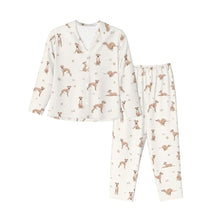 Load image into Gallery viewer, Greyhound Pajamas for Women - XL Available - I Love Fawn Greyhounds-Pajamas-Apparel,Dog Mom Gifts,Greyhound,Pajamas-7