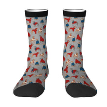 Load image into Gallery viewer, Greyhound Socks - Greyhounds in Festive Winter Wear-Accessories-Accessories,Dog Dad Gifts,Greyhound,Socks-5