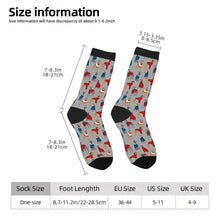 Load image into Gallery viewer, Greyhound Socks - Greyhounds in Festive Winter Wear-Accessories-Accessories,Dog Dad Gifts,Greyhound,Socks-7