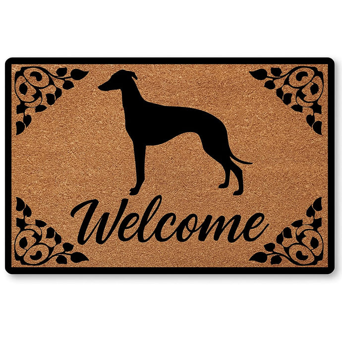 Warm Greyhound Welcome Door Mat-Home Decor-Doormat,Greyhound,Home Decor-1