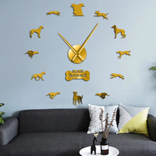 Load image into Gallery viewer, Greyhound / Whippet Love DIY Wall Clock-3