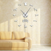 Load image into Gallery viewer, Greyhound / Whippet Love DIY Wall Clock-5