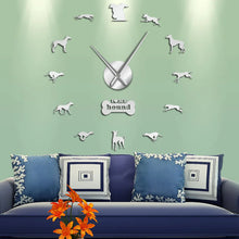 Load image into Gallery viewer, Greyhound / Whippet Love DIY Wall Clock-1