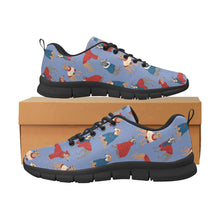 Load image into Gallery viewer, Greyhounds in Festive Winter Wear Women's Breathable Sneakers-27