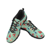 Load image into Gallery viewer, Greyhounds in Festive Winter Wear Women's Breathable Sneakers-28