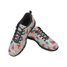 Load image into Gallery viewer, Greyhounds in Festive Winter Wear Women's Breathable Sneakers-33